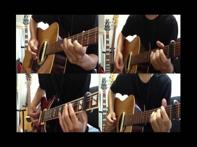 ギター 乾涸びたバスひとつ 弾いてみた 多重録音 Kenshi Yonezu Hikarabita Bus Hitotsu Acoustic Guitar Cover Youtube