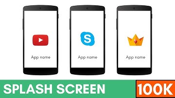 How to Create Welcome Screen (Splash Screen) in Android Studio