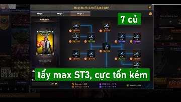 Hướng dẫn tẩy max boss buff ST3 - Redzone 2