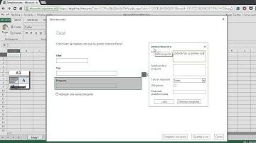 Simplexcel - Crear encuesta En Excel con SkyDrive