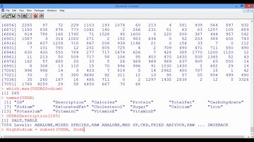 1.4.4 R1. Understanding Food - Video 3: Data Analysis
