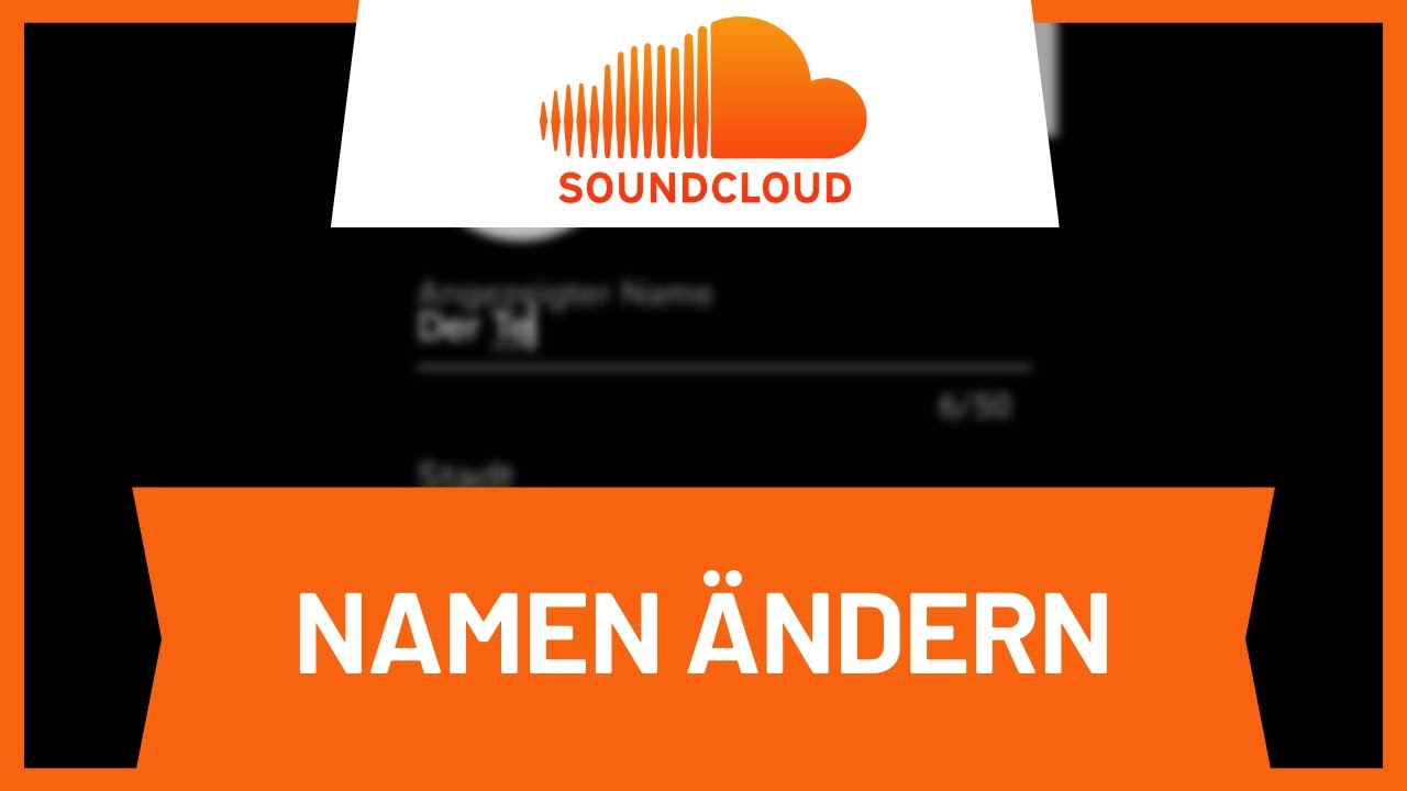 Soundcloud Namen ändern • Tutorial - YouTube