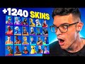 TODAS MIS SKINS DE FORTNITE (+1240) 😱 | CreativeSergi