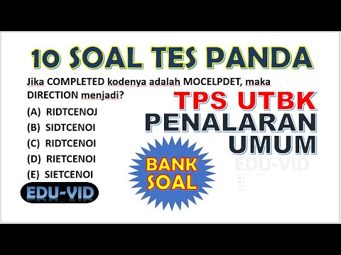 10 SOAL TES PANDA - PERSIAPAN TPS UTBK 2022 [1]