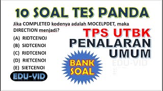 10 SOAL TES PANDA - PERSIAPAN TPS UTBK 2022 [1]
