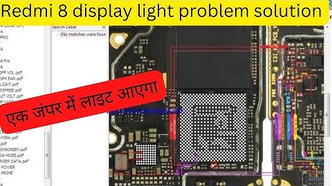 redmi 8a display light problem solution एक जंपर करो #redmi8 #mobile #borneo #xiaomi  @MaiThilBoy