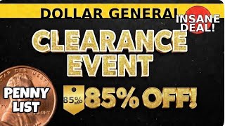 Dollar General Penny List & 70% Off Markdowns  4/14/26 Clearance Event 4/16-18 85%