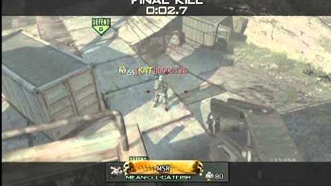 MW3 AGROUND DOUBLE EQUIPMENT SWAMP TRICK SHOT  (MEAN-ole-CATFISH)