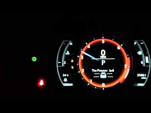 How to set rev and speed alert on 2014 Lexus IS350