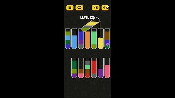 Water Sort Puzzle Level 125 Solved