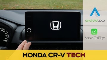 Media Screen in the Honda CR-V | Apple CarPlay, Android Auto, Nav and more!