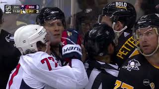 Famous T.J. Oshie and Marcus Pettersson going at it at the back of the net Net Worth