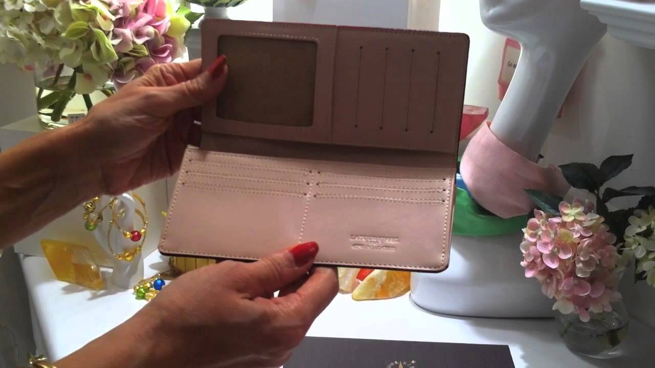 Leather Wallet Two Colors The Filing Wallet Le Feme