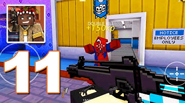 Pixel Strike 3D - Gameplay Walkthrough Part 11 - Heavy Rifle (Android Games)