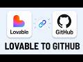 How to Connect Lovable to GitHub (2026) | Connect Lovable Project to GitHub