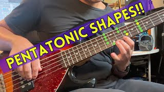 EVERY 5 String Pentatonic Shape [+ how to use them!]