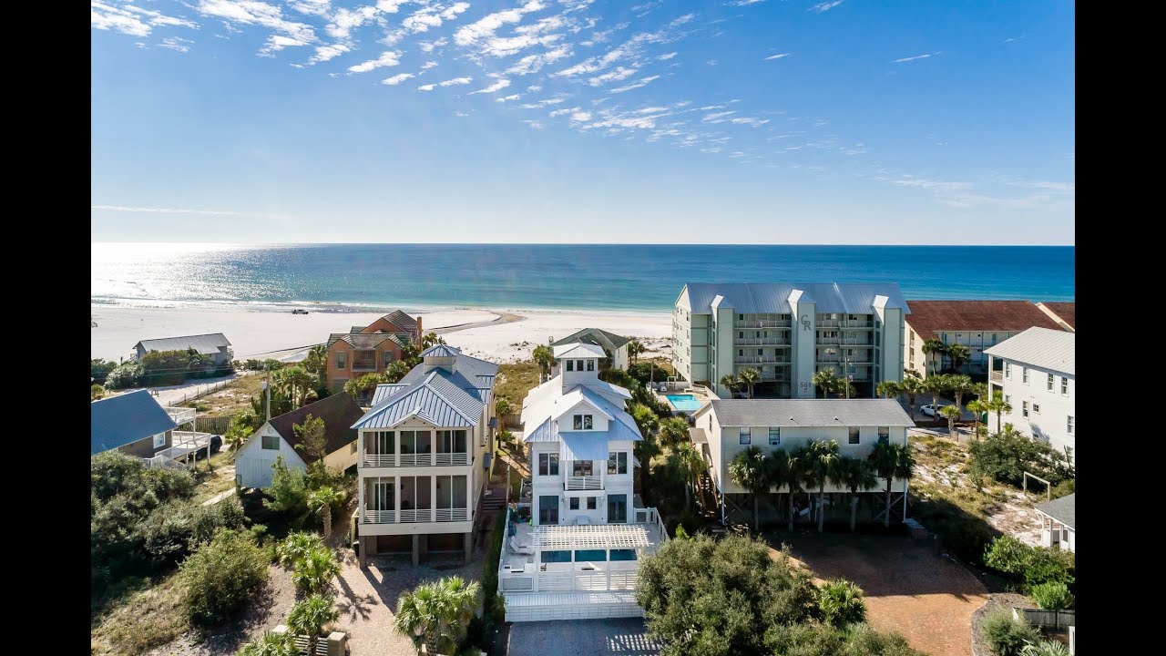 Seagrove Beach Florida 5BR Gulf View Rental Home, 422 Eastern Lake Rd YouTube