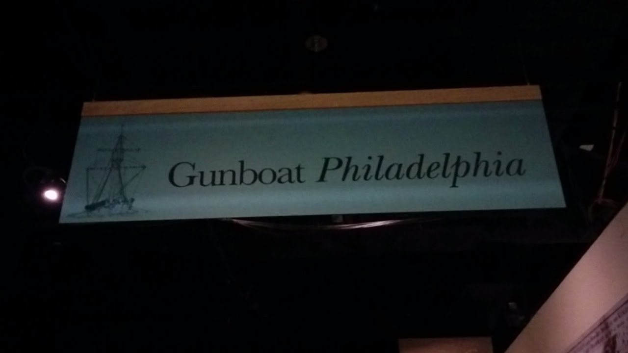 Gunboat Philadelphia exhibit at the National Museum of American History