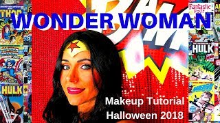 Comic Inspired WONDER WOMAN Makeup Tutorial