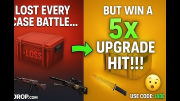 Lost Every Case Battle... But WIN a 5x Upgrade on GGDROP! use code:jade