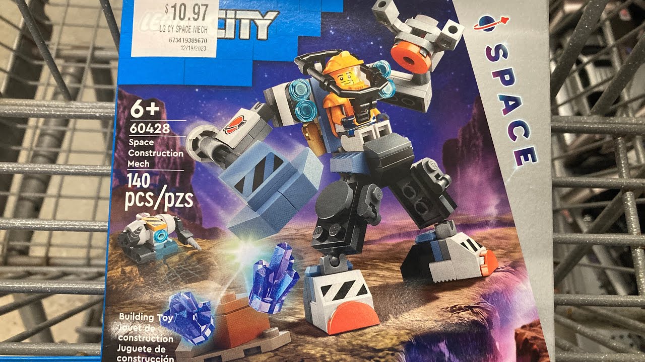 LEGO City SPACE 60428 Space Construction Mech [Live Build] - YouTube