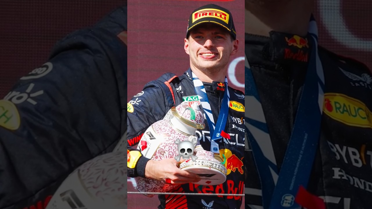 Lando Norris Breaks Max Verstappen's Trophy | Hungary GP