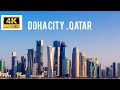 Doha qatar 4k     qatar 2024 driving tour 4k  doha qatar morning drive 4k doha city tour