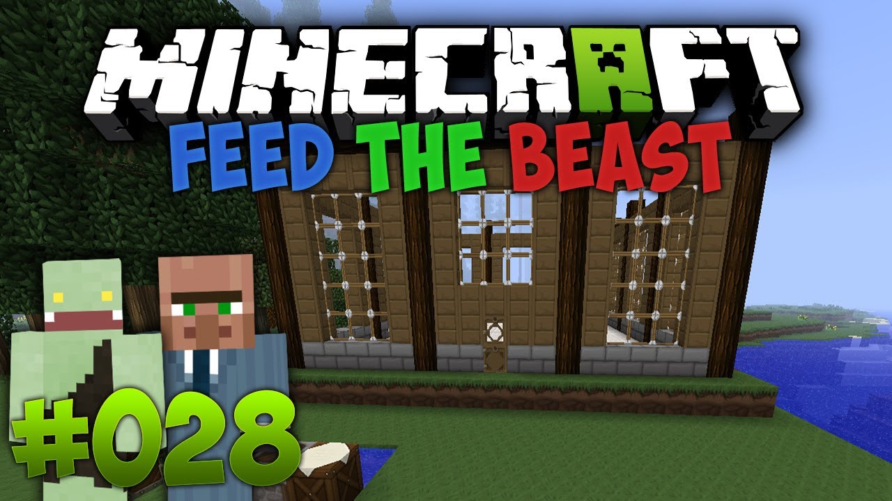 Es wird ein schönes HAUS! - Minecraft: Feed The Beast #28 | ungespielt red power energy