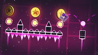 "Time Machine" 100% Complete with Click Sounds [All Coins] | Geometry Dash.