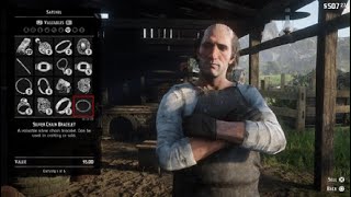 Red Dead Redemption 2 Selling expensives items + 22 gold bars and more 12500$ under 5 minutes