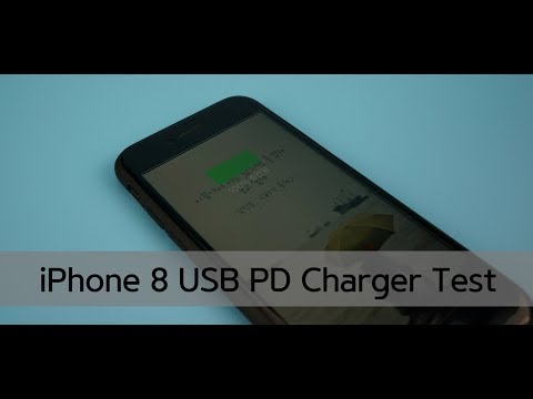 How fast is the iPhone 8 charging? - USB PD Fast charger (Korean Ver.)