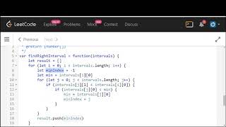 (테스트) LeetCode JavaScript #436 Find Right Interval