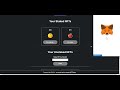 NFTStake - user interface. What user can do.
