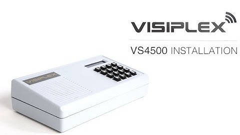 Visiplex VS4500 – Wireless Paging Base Station Installation