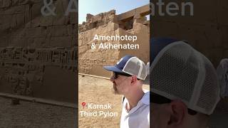 Amenhotep &amp; Akhenaten: Karnak, Third Pylon #egyptianhistory #egyptology #ancient