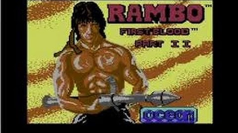 Rambo - First Blood Part II Review for the Commodore 64 by John Gage