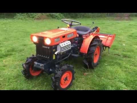 Kubota B5000 4WD Compact Tractor with Rotavator for sale 