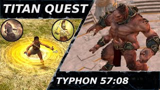Titan Quest AE Speedrun Glitchless Typhon (57:08) - Current WR