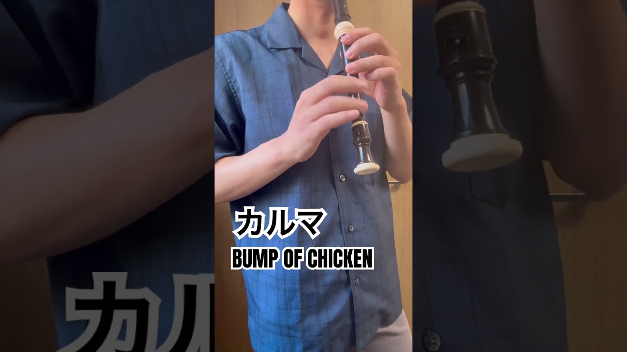 バンプの「カルマ」をリコーダーで吹いてみた。#shorts