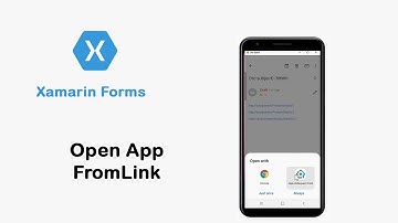Xamarin Forms Tutorial Open App From Link (AppLink)