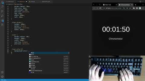 ASMR CODING | Stopwatch (NO TALKING)