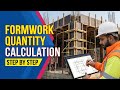 How to Calculate Formwork Quantity on Site | Shuttering Material Calculation for Slab &amp; Column