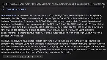 B.COM SEM-1 COMPANY LAW-1 U3 PART VI BY PROF. BHARTI PARMAR