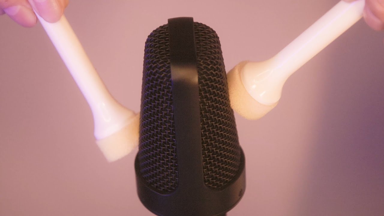 １本マイクにブラッシングしてみました (囁き声あり ASMR)