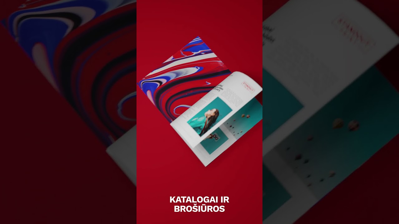 Katalogų ir brošiūrų gamyba 