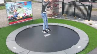 Trampoline Berg Flatground Champion In Actie
