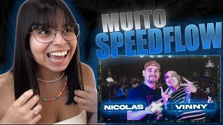 REACT | (DESAFIO DE SPEED FLOW ⏩) NÍCOLAS WALTER X VINNY | PRIMEIRA FASE | BATALHA DA ALDEIA