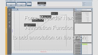 【Users Guide】Force Recorder Next  Annotation Function to add annotation on the graph