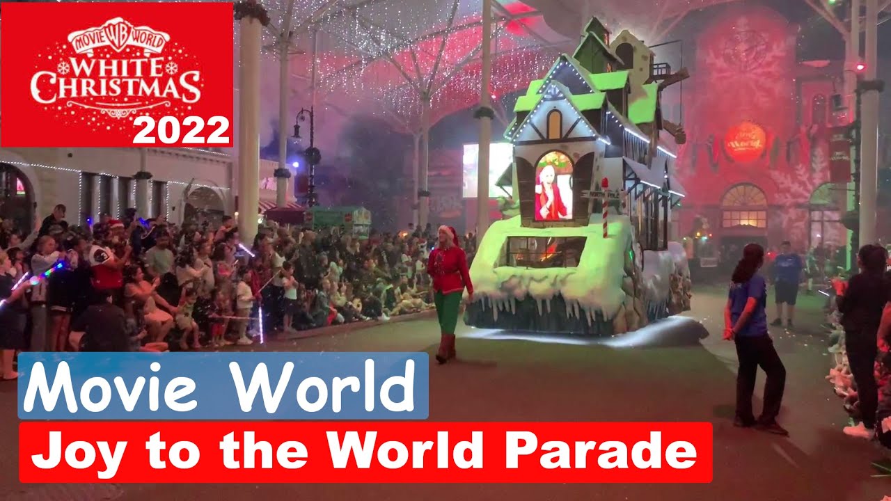 Movie World White Christmas 2022 Joy to the World Parade Gold Coast [Australia] YouTube