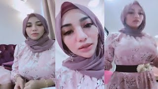 Style Hijab Ketat | Referensi Hijab dan Baju Tante Bohay Cikgu Sarah Watermelon Jumbo